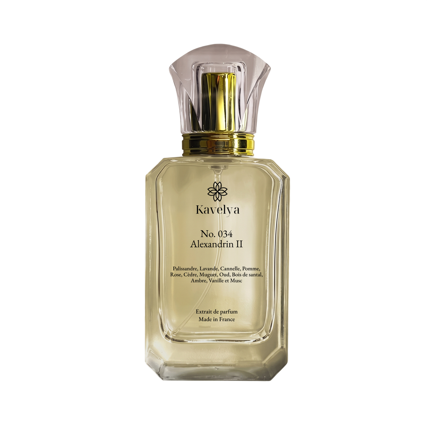 Alexandrin II 034 parfum haut de gamme oud bois de santal sillage oriental intense longue tenue Made in France