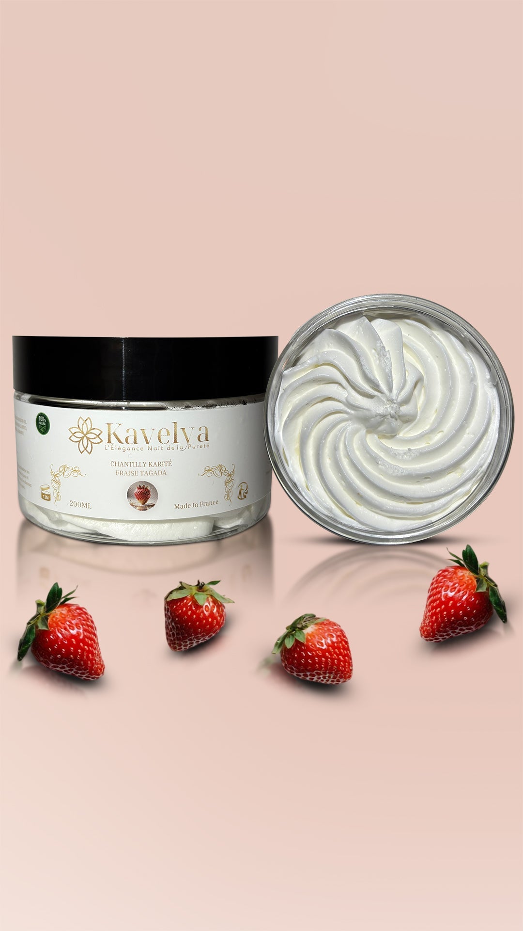 chantilly karité - gommage corporel - soins corporels KAVELYA 