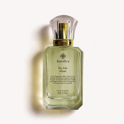 Almaz 046 Extrait de Parfum Mixte fruité sucré gourmand élégant longue tenue Made in France