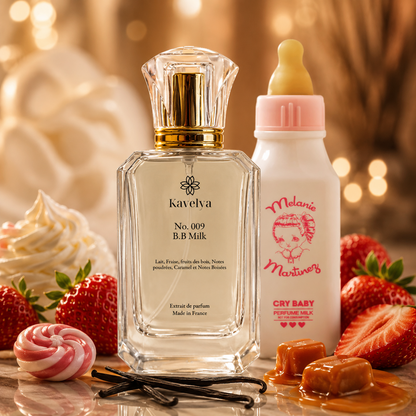 B.B Milk 009 – Extrait de Parfum Lacté Fruité Mixte Longue Tenue | Inspiration Cry Baby Perfume Milk – Melanie Martinez
