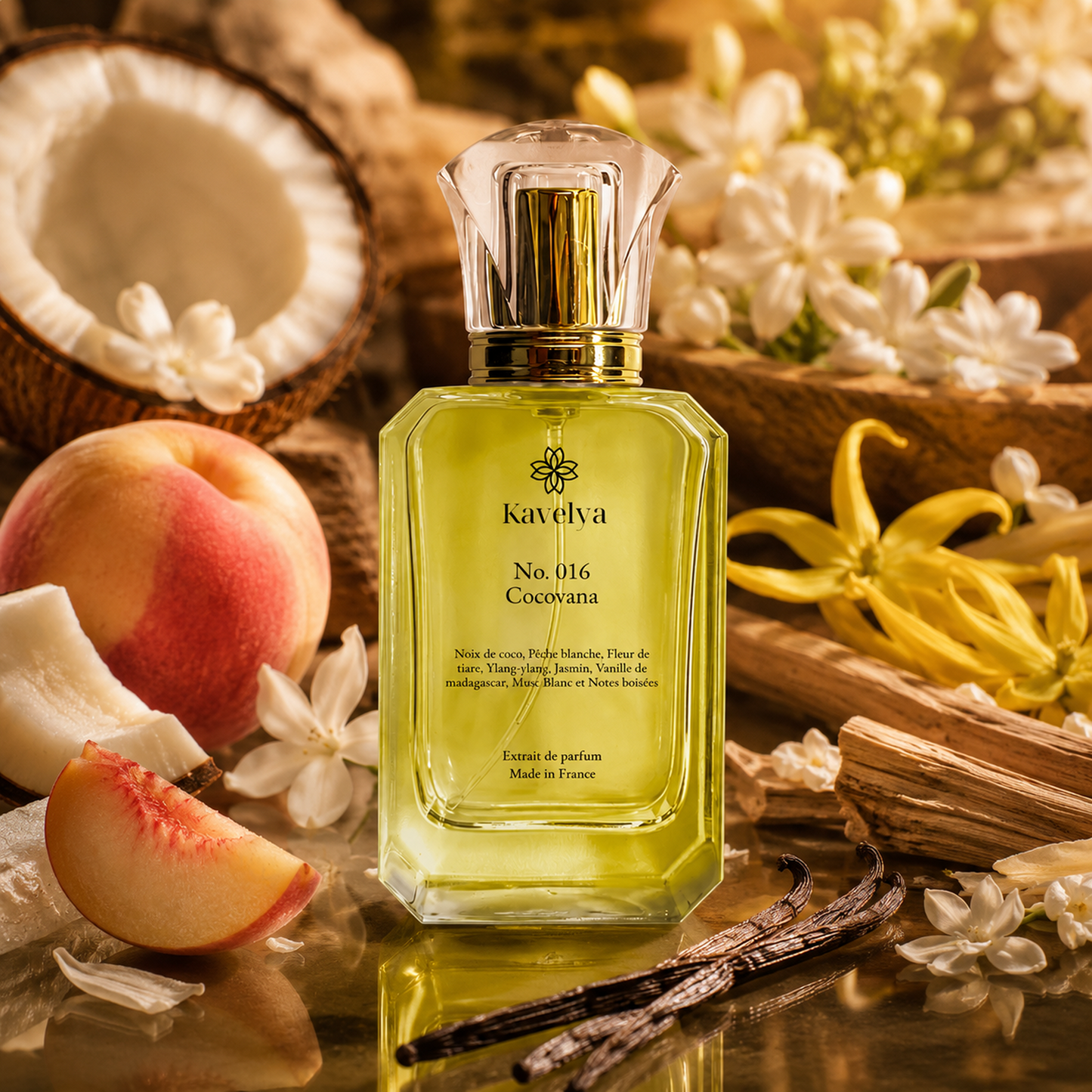 Perfume Cocovana 016 – Extracto de perfume – Unisex – Hecho en Francia – 50 ml