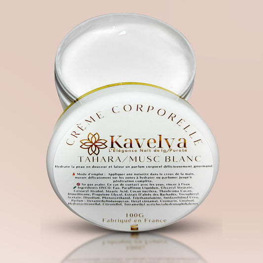 Crème corporelle Musc Blanc Tahara 100ml