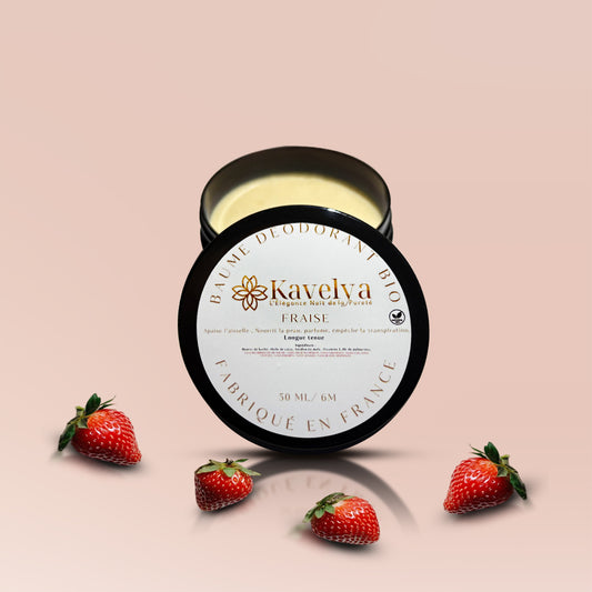 Baume déodorant bio fraise 50ml