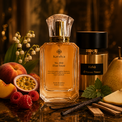 Élixir Fruité 010 – Extrait de Parfum Fruité Mixte Longue Tenue | Inspiration Kirke