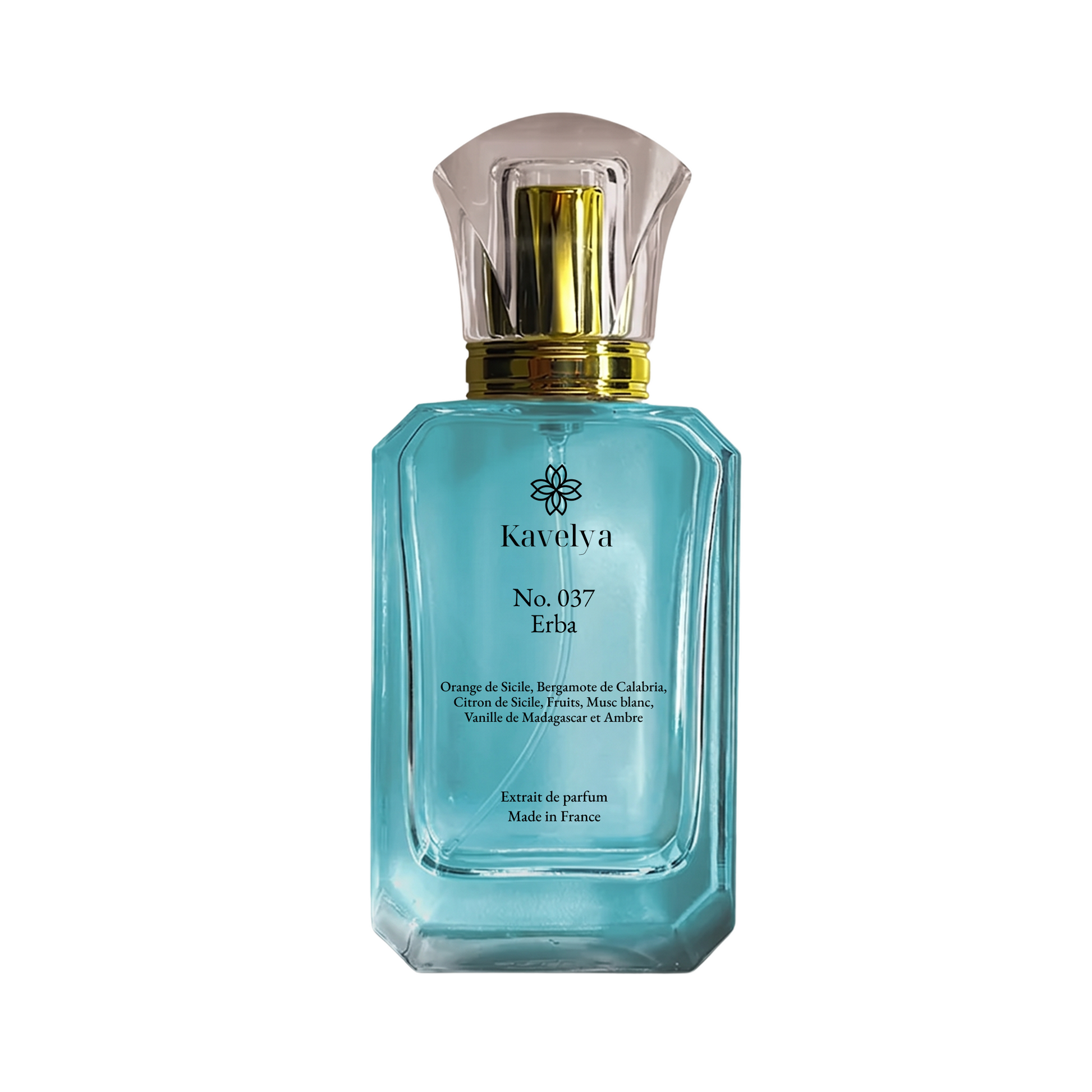 Erba 037 parfum haut de gamme orange bergamote citron sillage fruité longue tenue Made in France