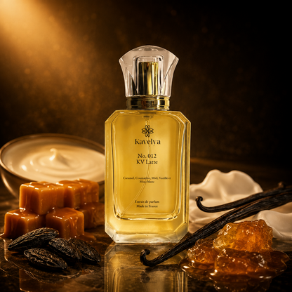 KV Latte 012 – Extrait de Parfum Vanillé Gourmand Mixte Longue Tenue | Inspiration Bianco Latte – Giardini Di Toscana