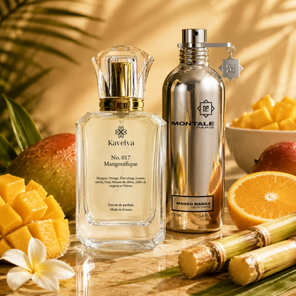 Mangonifique 017 – Extrait de Parfum Fruité Boisé Mixte Longue Tenue | Inspiration Mango Manga – Montale
