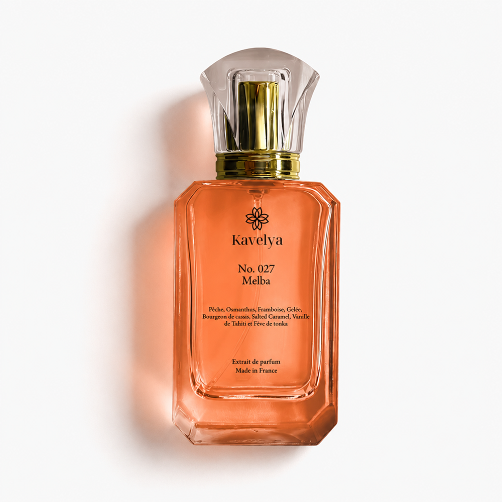 Melba 027 Extrait de Parfum Mixte fruité gourmand longue tenue Made in France