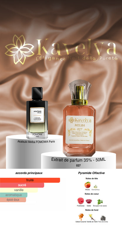 Parfum inspiré de Melba Akatsuki Fomowa