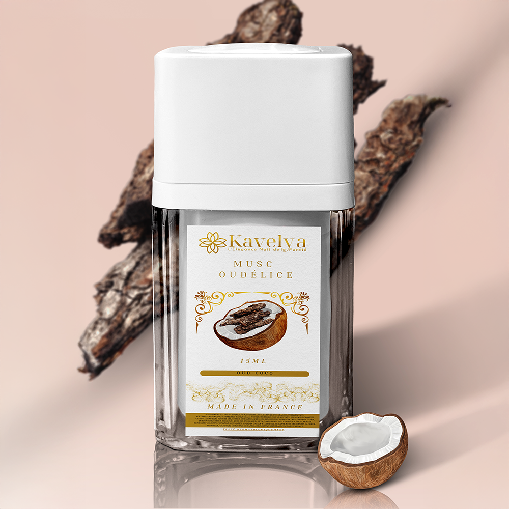 Musc intime oud coco Oudélice sans alcool parfum oriental boisé