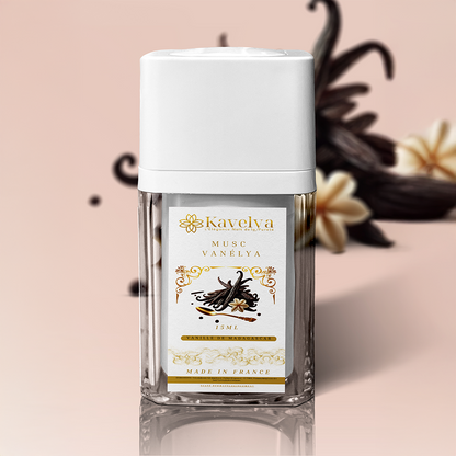 Musc intime vanille Vanélya sans alcool parfum vanille Madagascar
