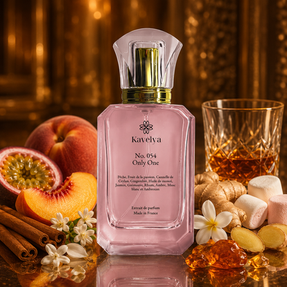 Packaging Only One 054 parfum de luxe Made in France fragrance tropicale fruitée gourmande et addictive