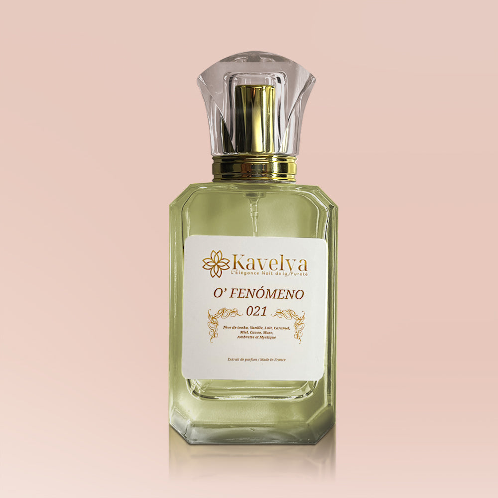 Parfum O Fenómeno 021 extrait de parfum ambré gourmand made in France