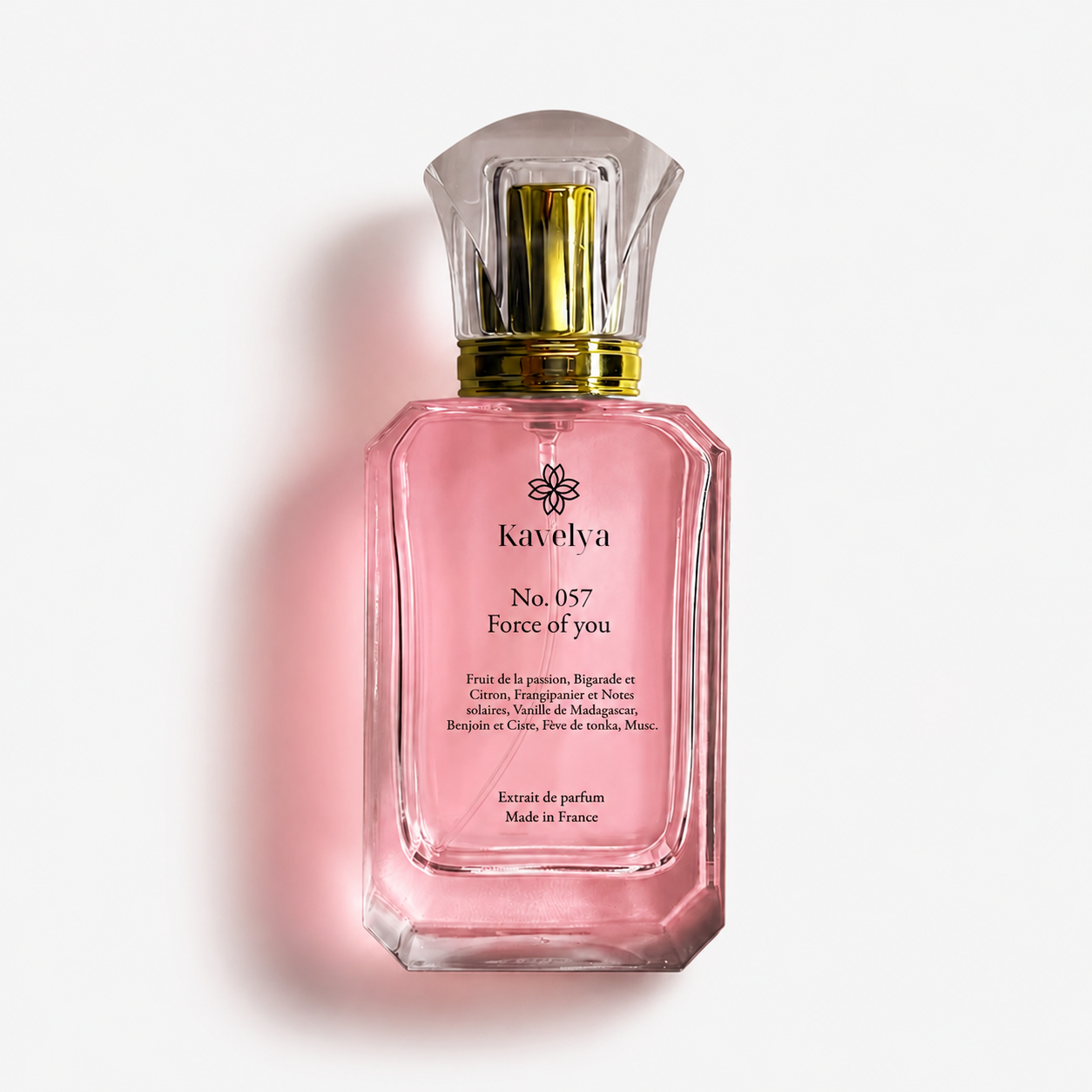 Force Of You 057 Extrait de Parfum Mixte tropical fruité solaire vanillé longue tenue fabriqué en France