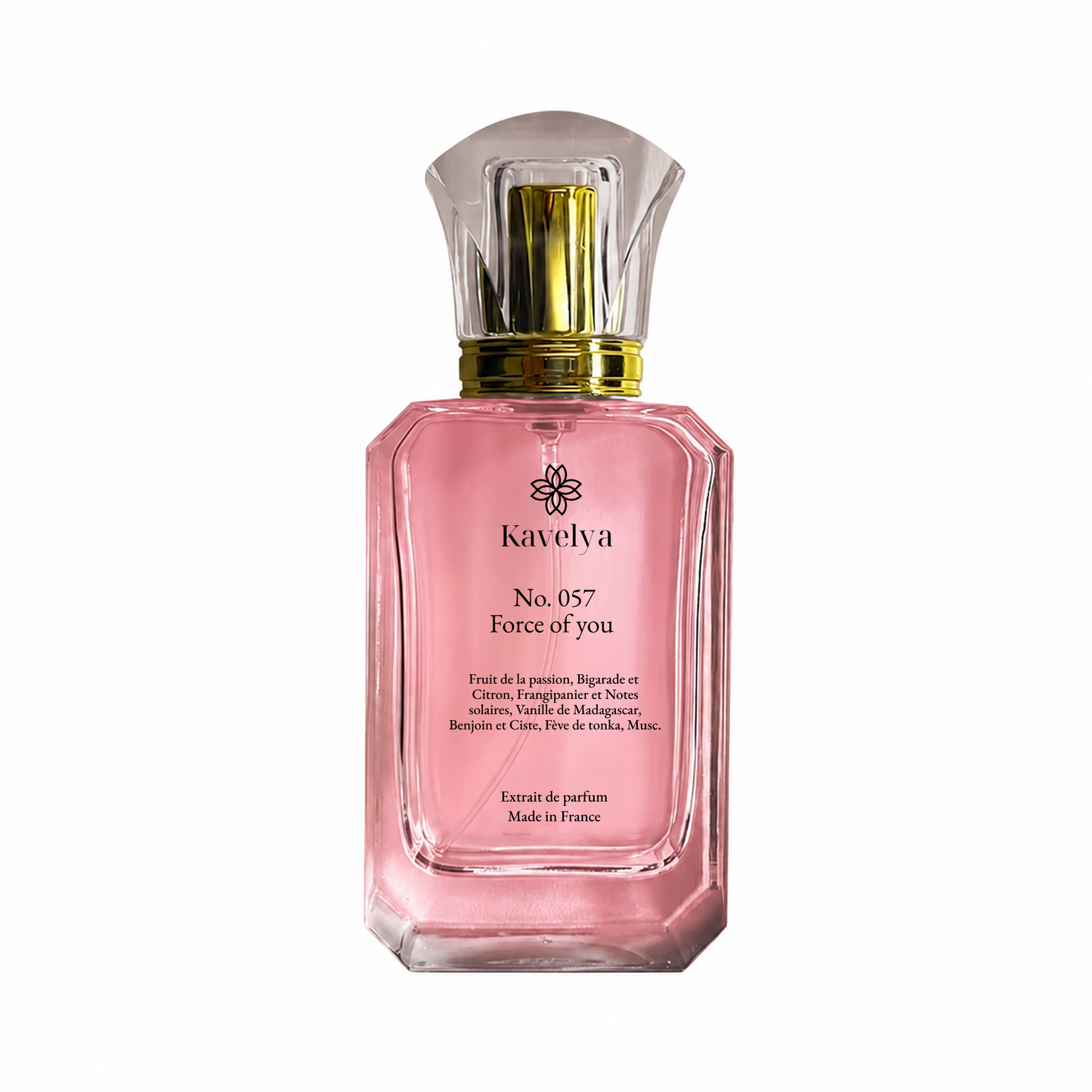 Force Of You 057 parfum haut de gamme fruit de la passion vanille fève de tonka benjoin longue tenue