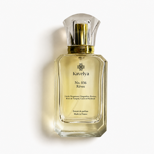 Rêves 036 Extrait de Parfum Mixte fruité floral gourmand longue tenue Made in France