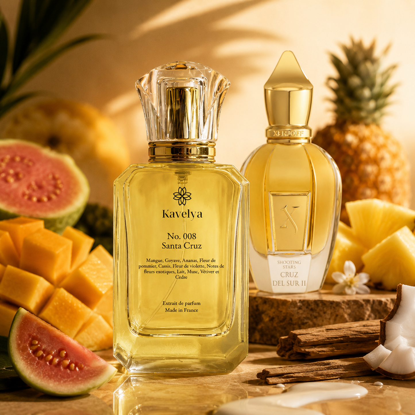 Santa Cruz 008 – Extrait de Parfum Fruité Lacté Mixte Longue Tenue | Inspiration Cruz del Sur II – Xerjoff