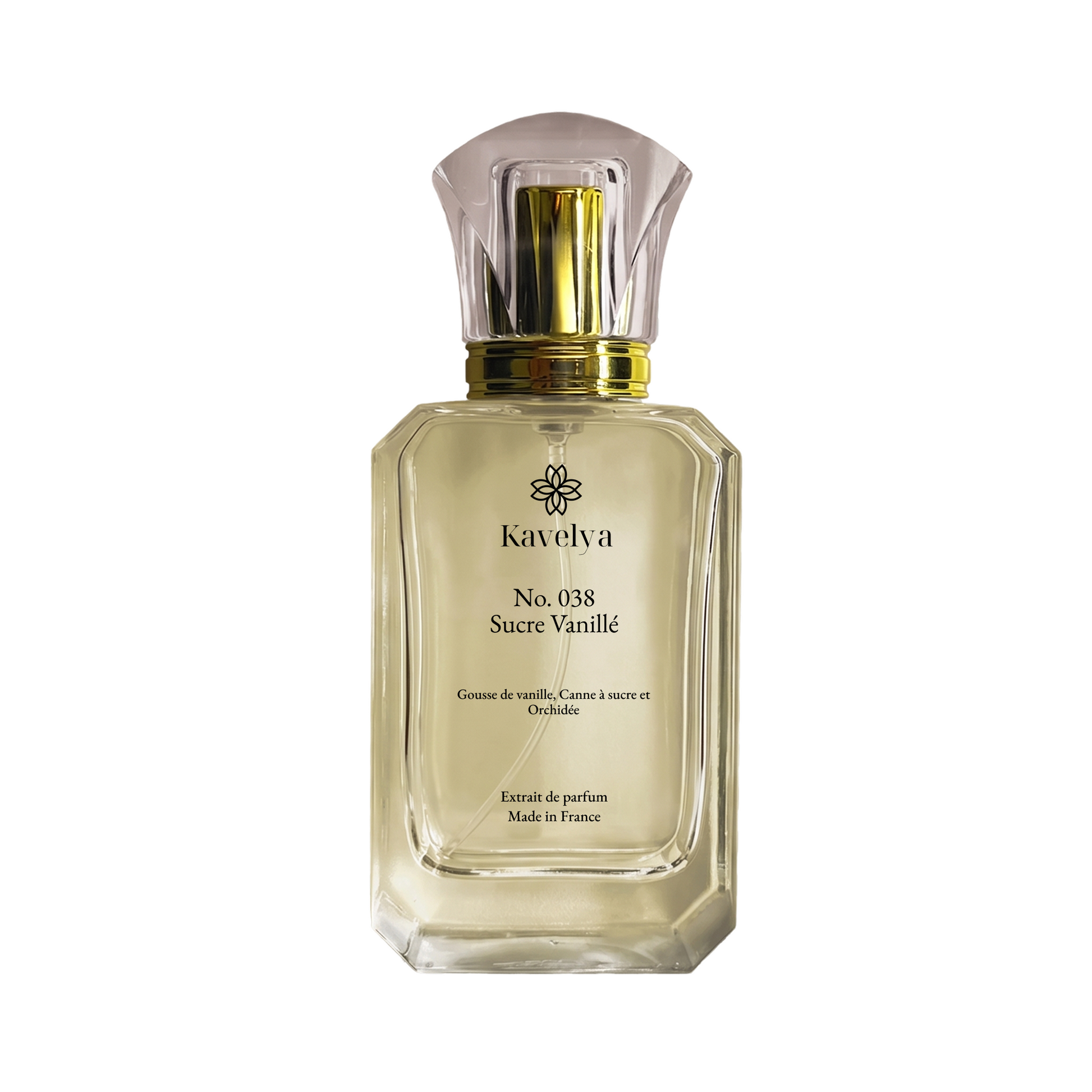 Sucre Vanillé 038 parfum haut de gamme gousse de vanille canne à sucre vanille longue tenue Made in France