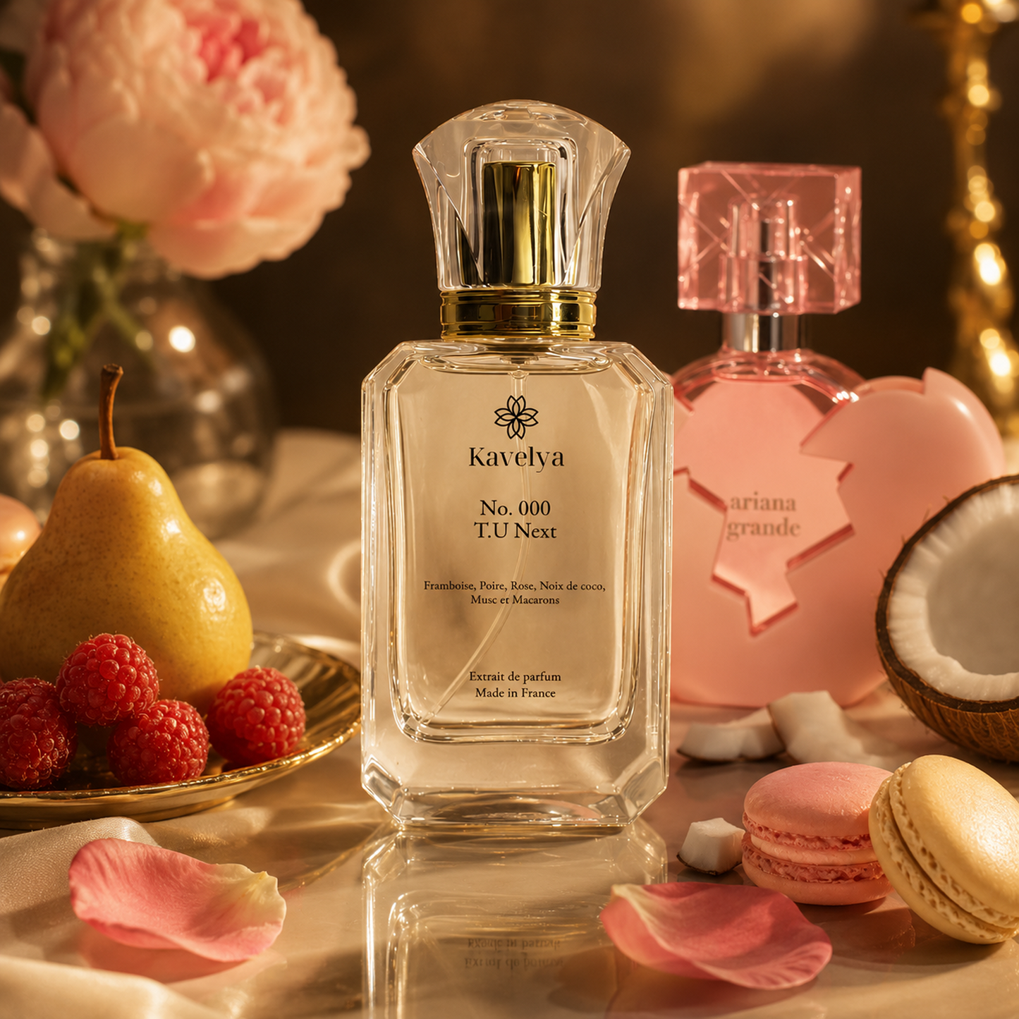 T.U Next 000 – Extrait de Parfum Gourmand Fruité Mixte Longue Tenue | Inspiration Thank U, Next – Ariana Grande