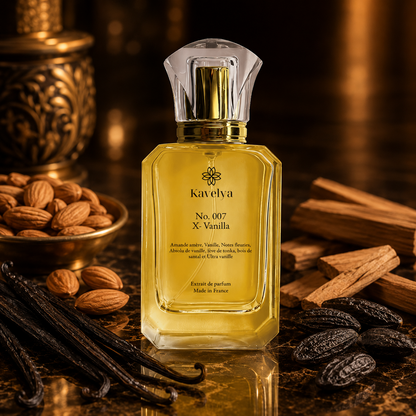 X-Vanilla 007 – Extrait de Parfum Gourmand Boisé Mixte Longue Tenue | Inspiration Vanilla Sex – Tom Ford