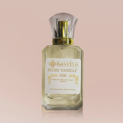 Flacon parfum gourmand vanillé Sucre Vanillé 038