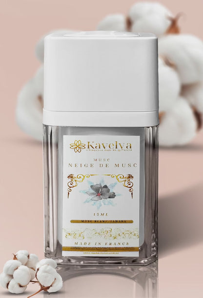 Musc intime Neige de musc - 15 mL, sans alcool, made in France