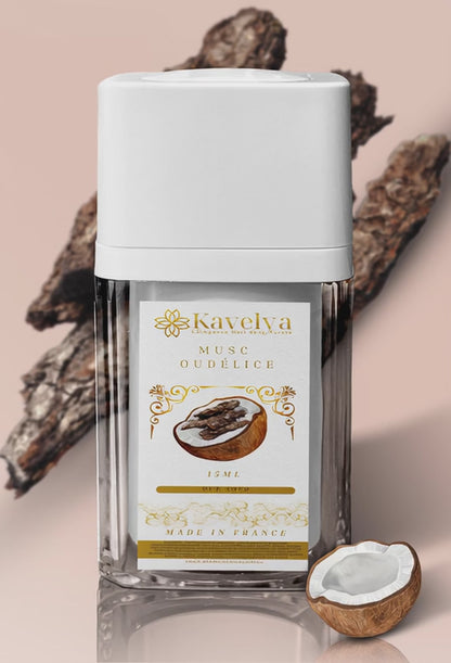 Musc intime Oudélice - 15 mL, sans alcool, made in France