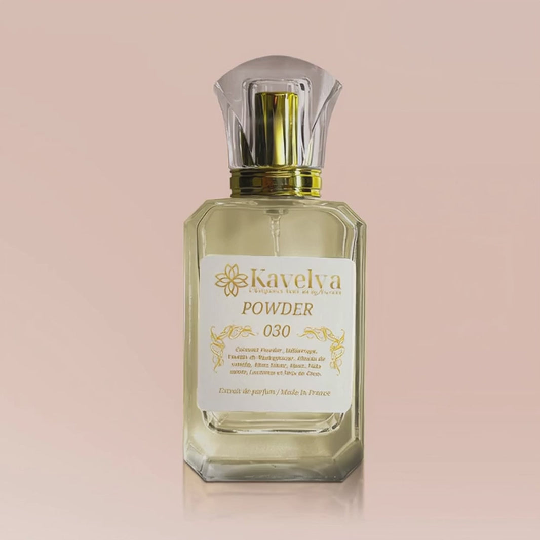 Flacon parfum poudré vanillé musqué Powder 030