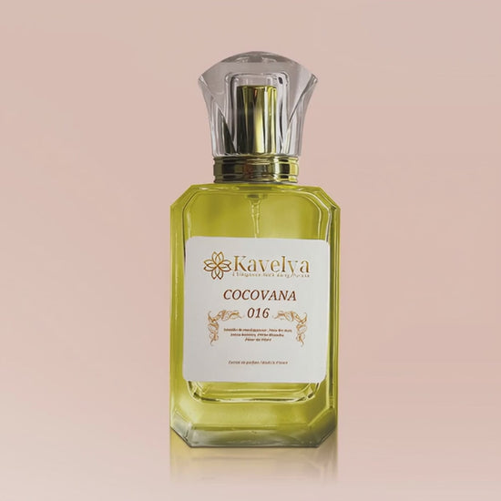 Flacon parfum Cocovana 016 gourmand solaire exotique