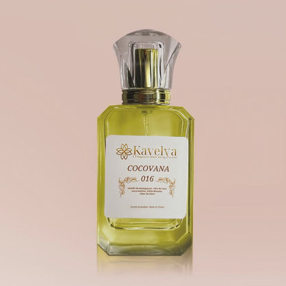 Flacon parfum Cocovana 016 gourmand solaire exotique