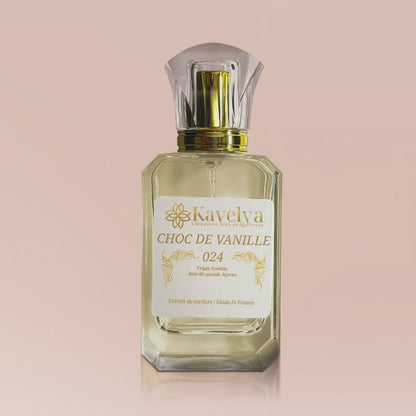 Flacon parfum gourmand vanillé boisé Choc de Vanille 024