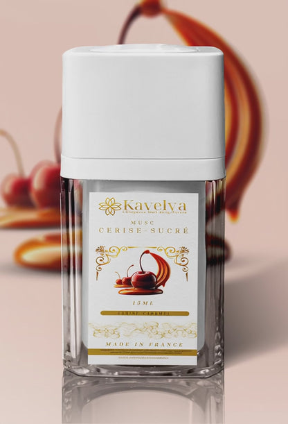 Musc intime Cerise sucré - 15 mL, sans alcool, made in France