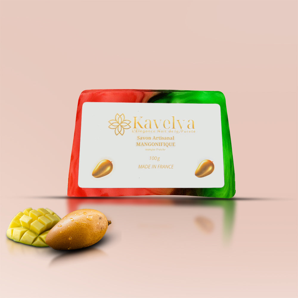 Savon artisanal Mangonifique mangue fraîche 100g